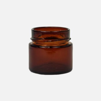 Коричневая банка для свечи 100 мл deep