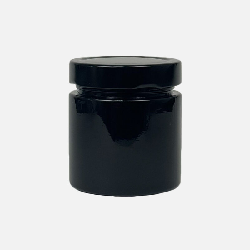 black gloss jar with black gloss lid black gloss jar with black gloss lid