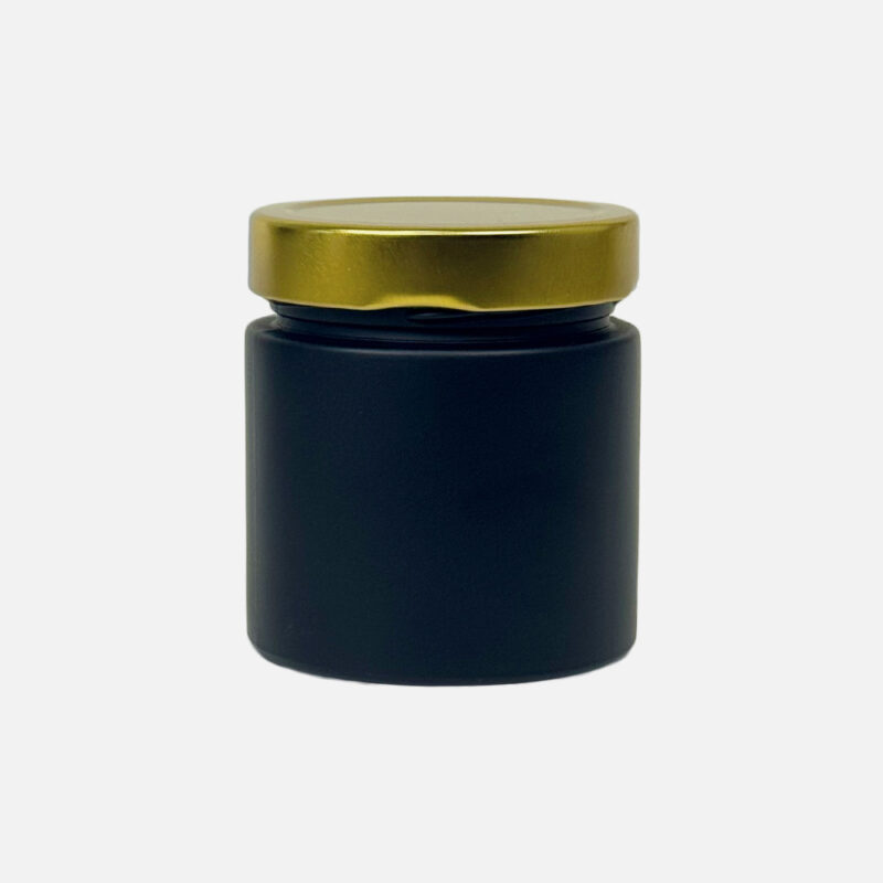 black matt jar with golden lid black matt jar with golden lid