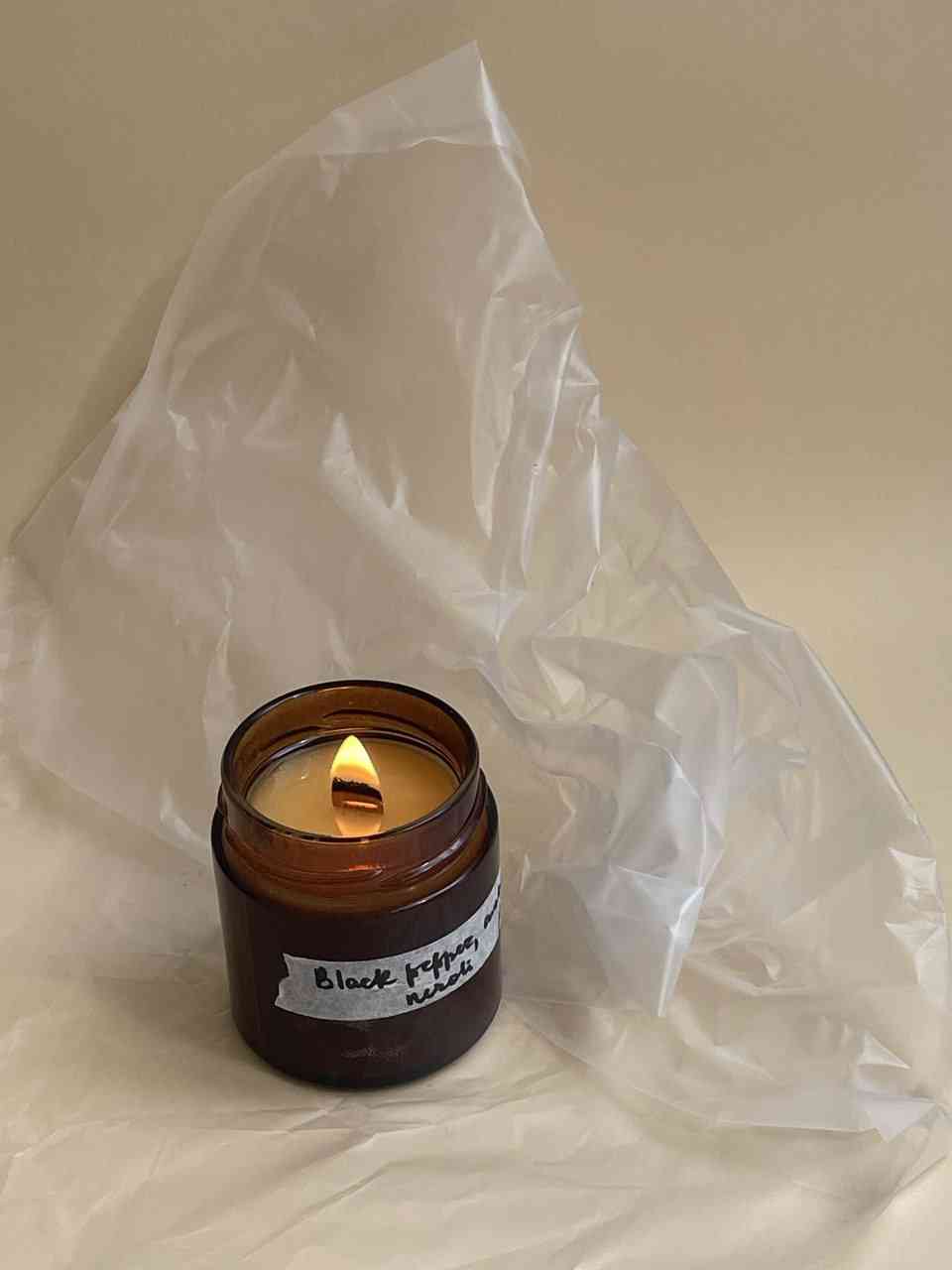 Застывание свечей или полимеризация