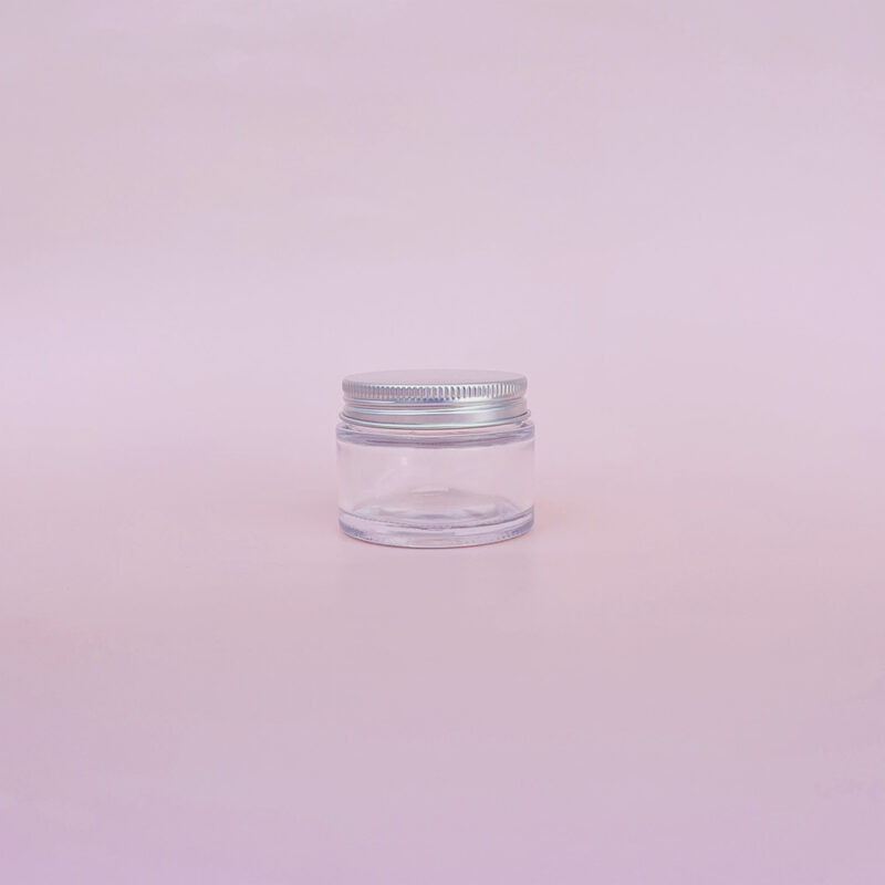 Прозрачная банка с крышкой для свечей 50мл - Серебро (Глянцевый) — | hyggeland.ru Прозрачная банка с крышкой для свечей 50мл - Серебро (Глянцевый) | hyggeland.ru