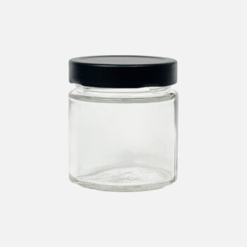 Банка для свечи 200 мл deep + Крышка металлическая для банки 200 deep