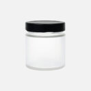 matt jar with black matt lid 200ml
